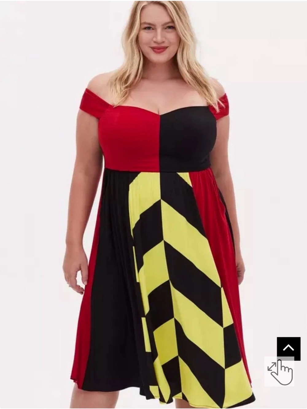 👑 Off With Their Heads! Disney Villains Queen of Hearts Midi Dress